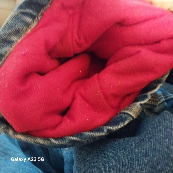 Bernie Men's Insulated Flannel Lined  Jeans Size 44x32 Blue Denim Cotton/Polyest - Picture 6 of 6